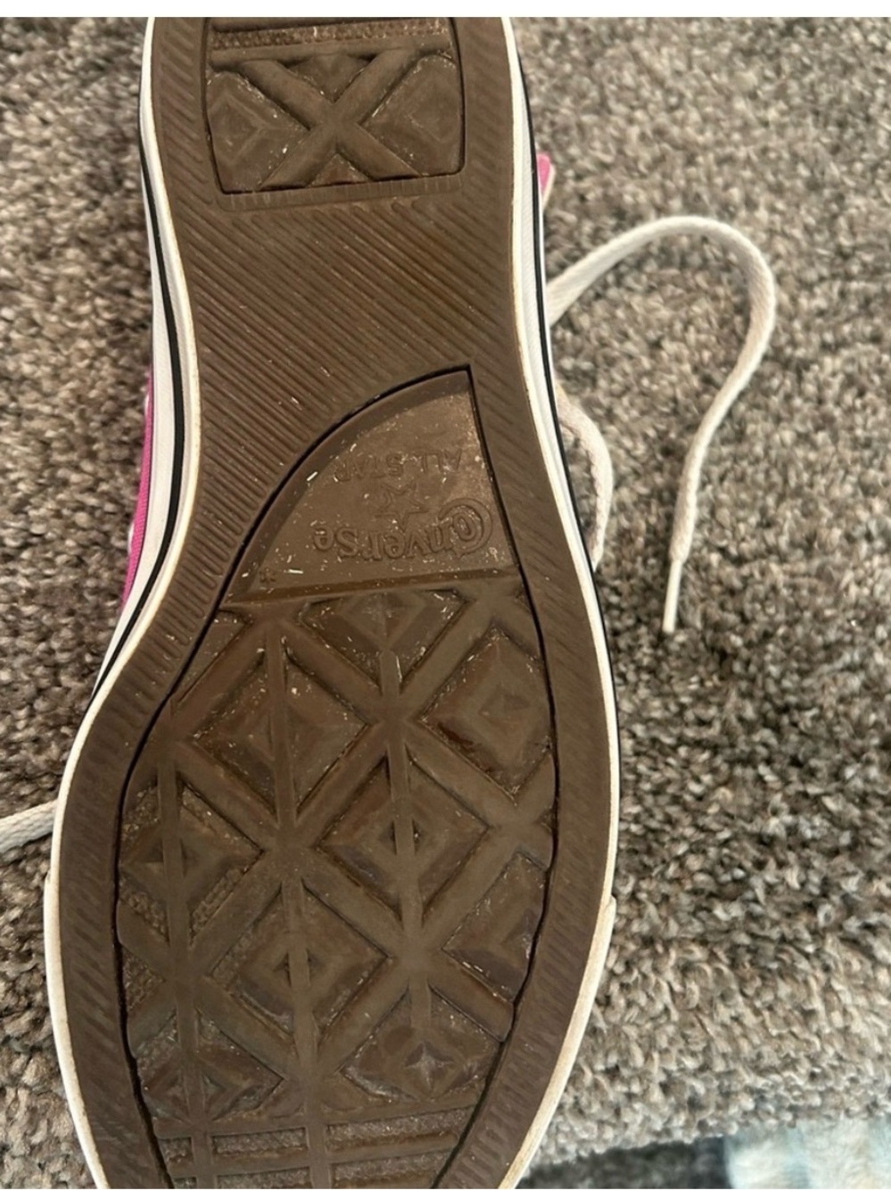 Converse Pink High-Top Canvas Sneakers - Picture 2 of 2